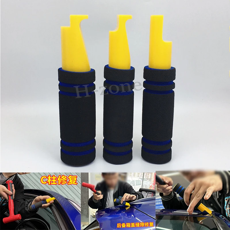 

3Pcs car dent repair tool professional punch knock rod dent repair accessories free paint dent repair