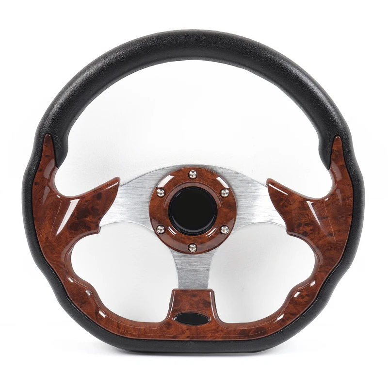 Руль Pspeed 320 мм с оберткой из АБС-пластика под дерево, 13 дюймов, 3 спицы, кронштейн из алюминиевого сплава с покрытием, гоночное колесо для автомобиля Руль Pspeed 320 мм с оберткой из АБС-пластика под дерево, 13 дюймов, 3 спицы, кронштейн из алюминиевого сплава с покрытием, гоночное колесо для автомобиля