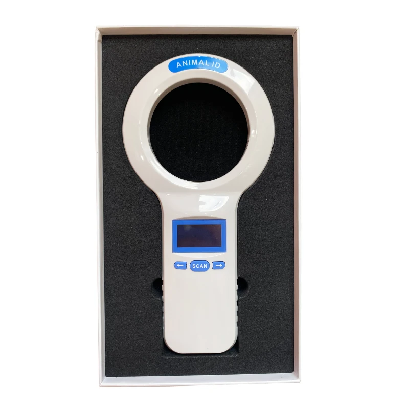 AHR200 ハンドヘルド RFID 134.2Khz ISO11784/5 動物 ID FDX-B マイクロチップスキャナペットチップリーダー馬レース、犬、猫識別用