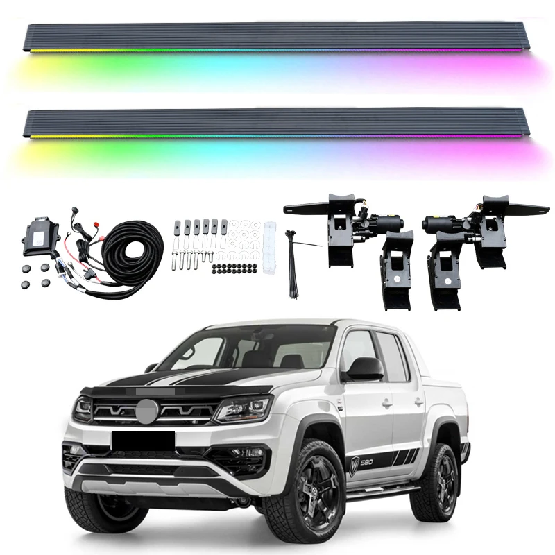 

Automatic Electric Power Side Step Running Board LED Light for Volkswagen for VW Amarok 2015-2024