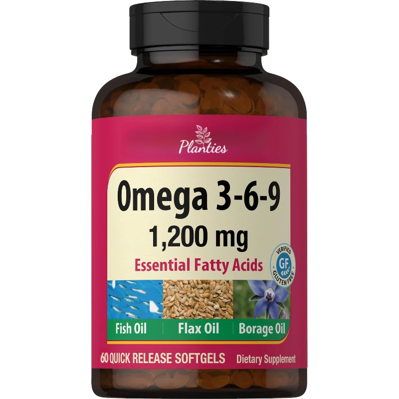 

Omega 3 Gummies, Containing Omega 6, 7, 9, DHA, and EPA - Sugar Free Supplements for The Eyes and Immune System (mixed Fruits)