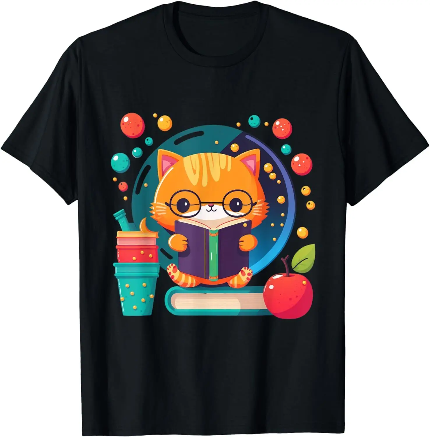 

NEW LIMITED !!! Cute Cat Librarian Reading Relaxing Day Off T-Shirt