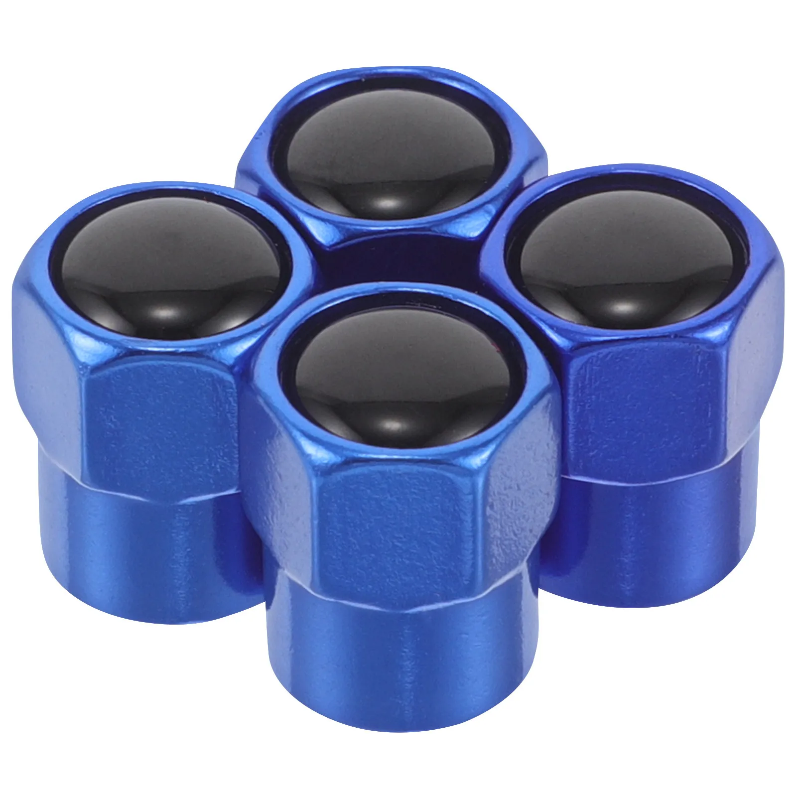 

4Pcs Car Valve Stem Caps Aluminum Tire Air Valve Covers Dustproof Waterproof Auto Tires Accessories for Suv Motorcycle Bikes