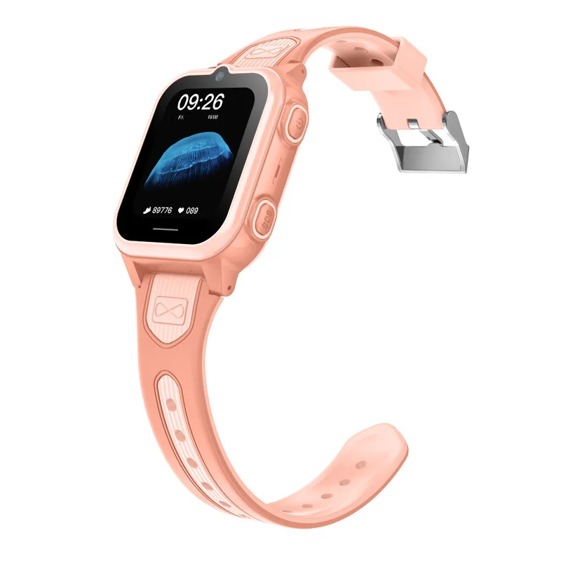 D50 jam tangan pintar anak, jam tangan pintar lintas batas 4G dengan game GPS + WIFI + pemosisian LBS tahan air mini