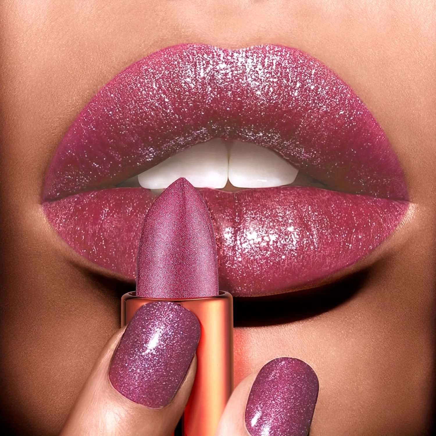 Rose smoke powder bright starry sky lipstick velvet matte soften advanced girl enhance complexion lasting waterproof makeup
