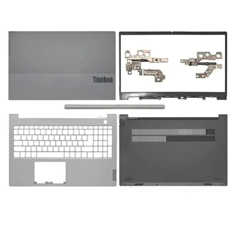 Nouvelle coque pour ordinateur portable Lenovo Thinkbook 15 G2 ITL 15 G3 G2 ARE LCD couverture arrière charnières de lunette avant coque inférieure repose-paume 5CB1B34809