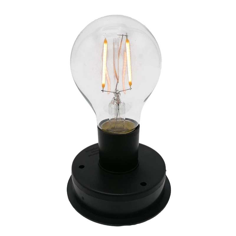 Ampoule solaire LED à filament de tungstène, capteurs de lumière automatiques, veilleuses de clôture, lampe de jardin, 2800K, 1PC