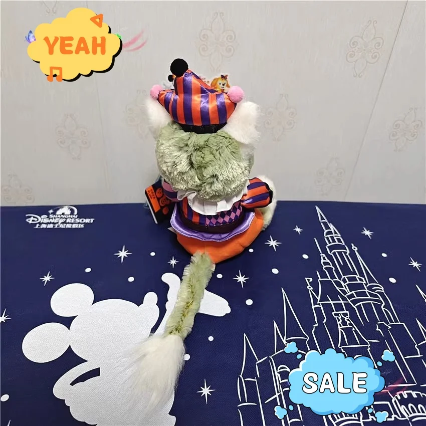 Shanghai Disneyland 2023 Halloween Duffy Bear, Gelatoni, and Olaf Plush Toys