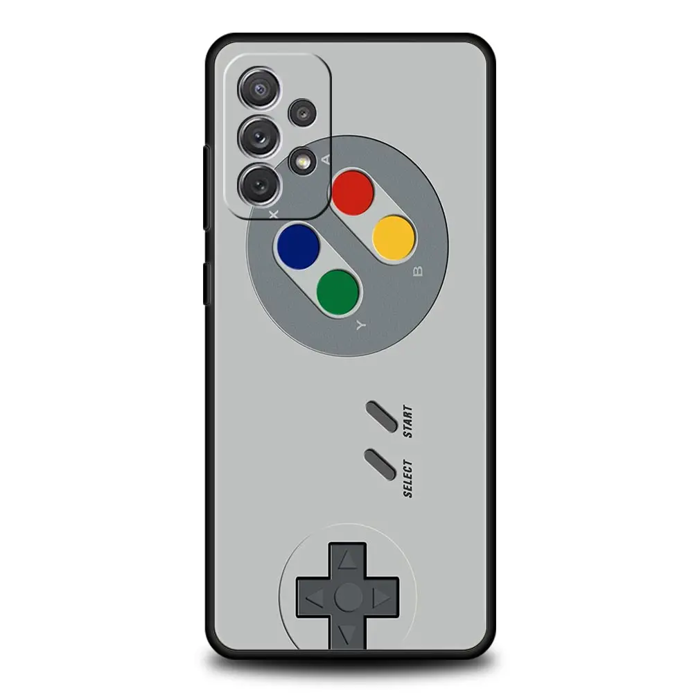Fall Für Samsung A15 A13 A51 A71 A41 A31 A21S A03S A05 A12 A32 A52 A23 A25 A33 A53 a73 5G Abdeckung Video Game Boy Vintage GamePad