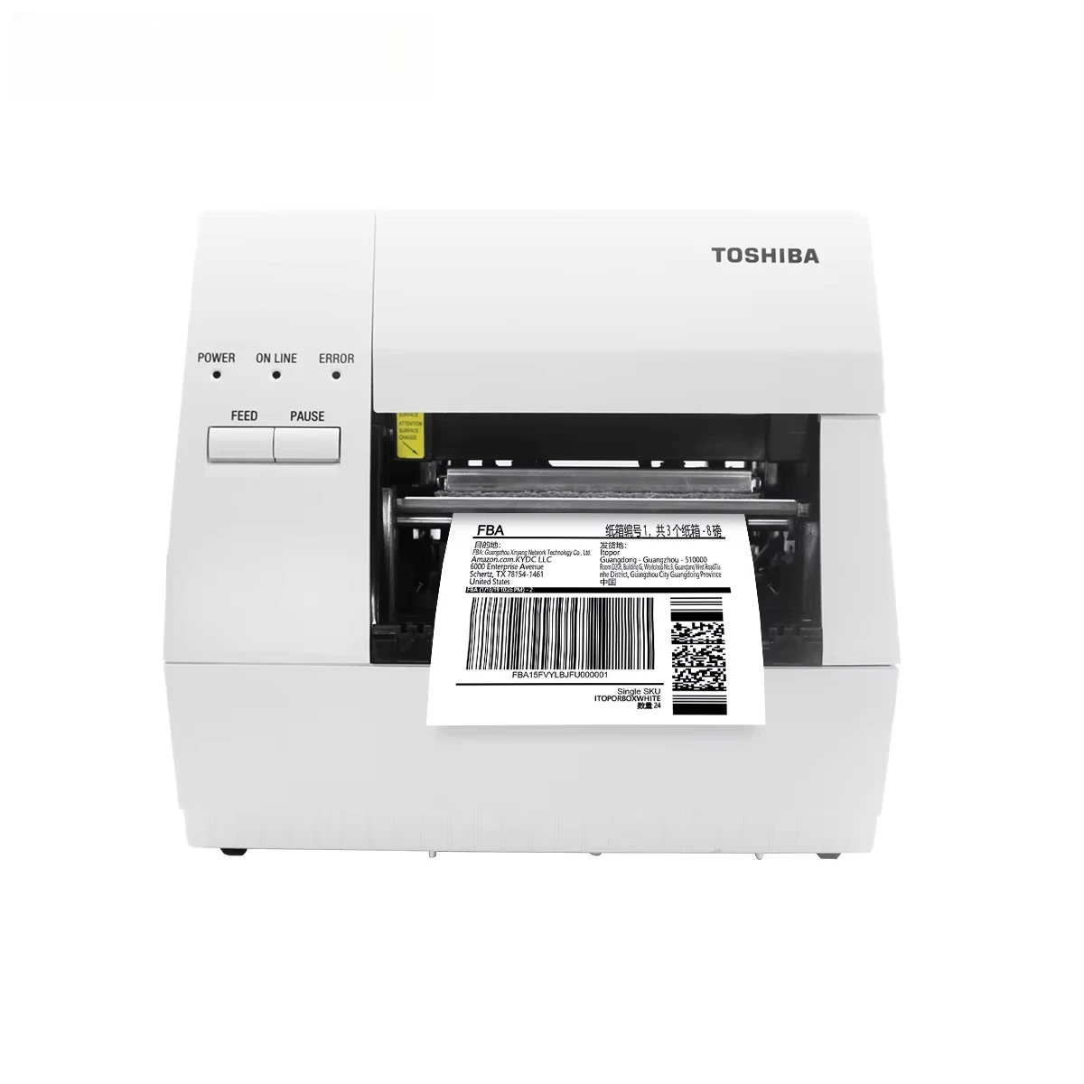 Label Printer Direct Thermal Barcode Printer 300dpi Printer for Applicable to Multiple Industries