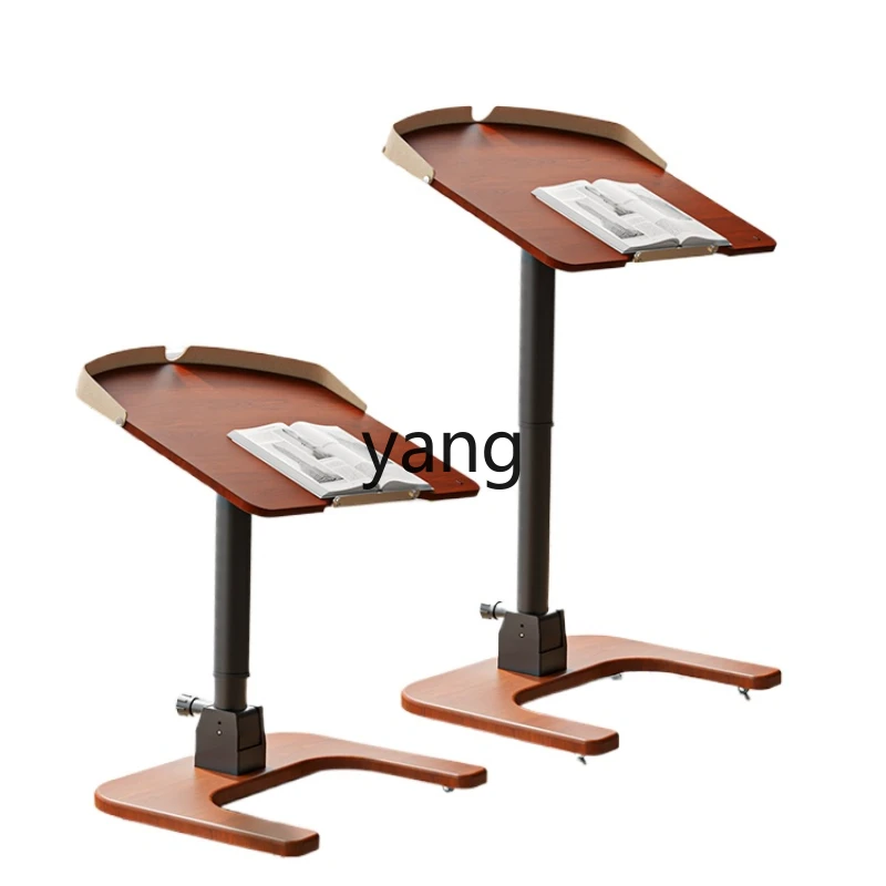 

CX Foldable Solid Wood Liftable Computer Desk Mobile Bedside Study Table