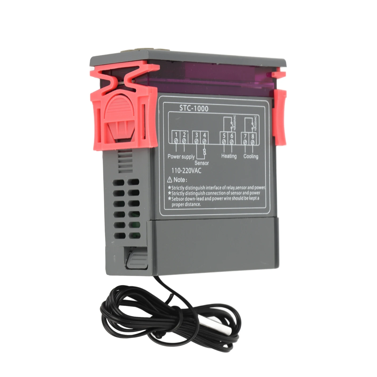 STC-1000 Digital Temperature Controller Temp Sensor Electric Thermostat Controller 110V-220V 10A