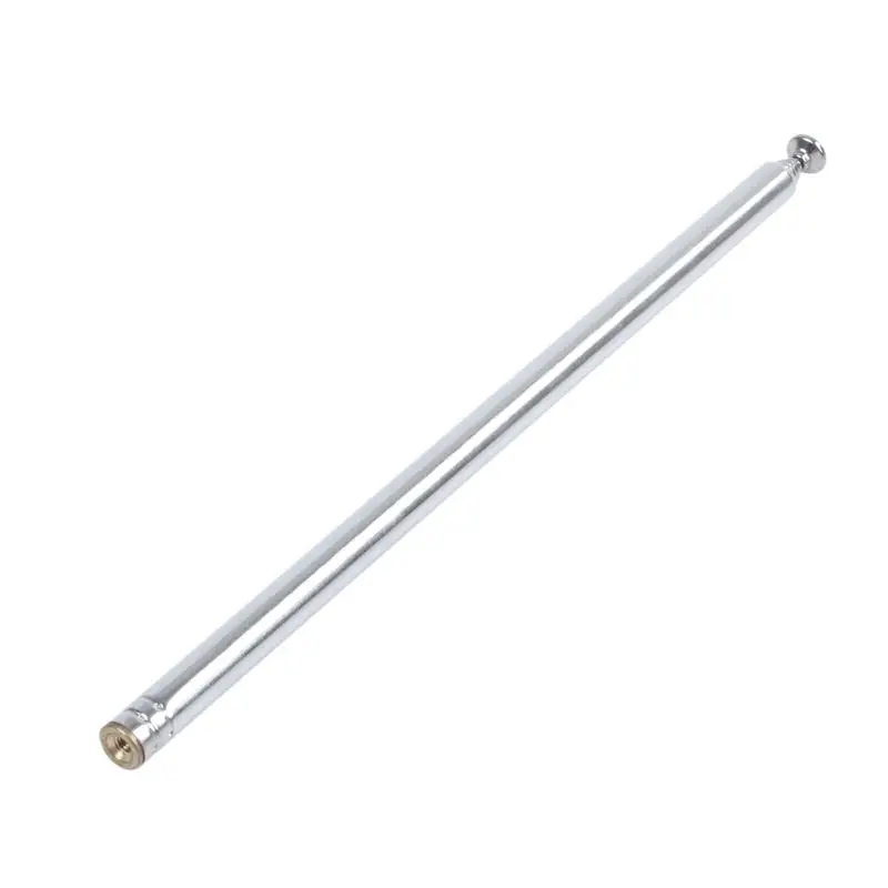 Daily Sale 6Pcs 96Cm Length 7 Section Telescoping Stainless Steel AM FM Radio TV Antenna