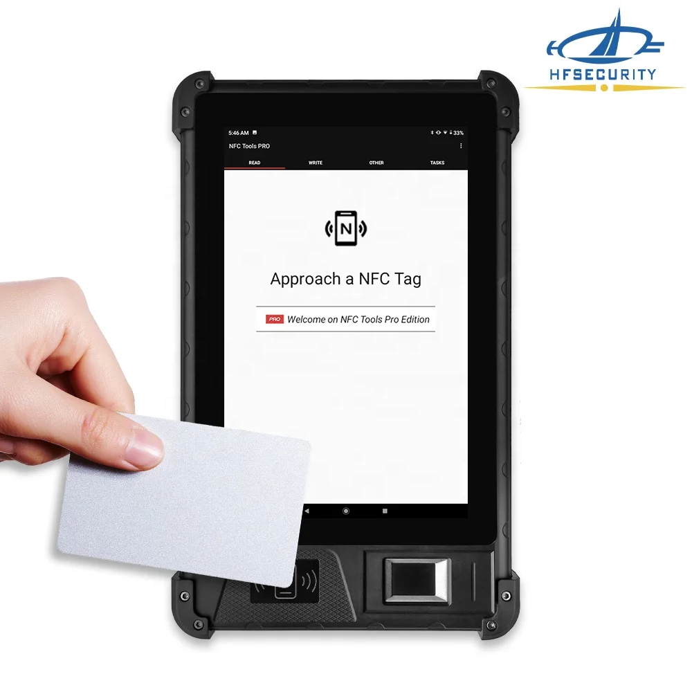 HF-FP08  Huifan Tech HFSecurity Free SDK SIM Card 4G Android 9.0 Fingerprint Handheld Biometric Attendance System