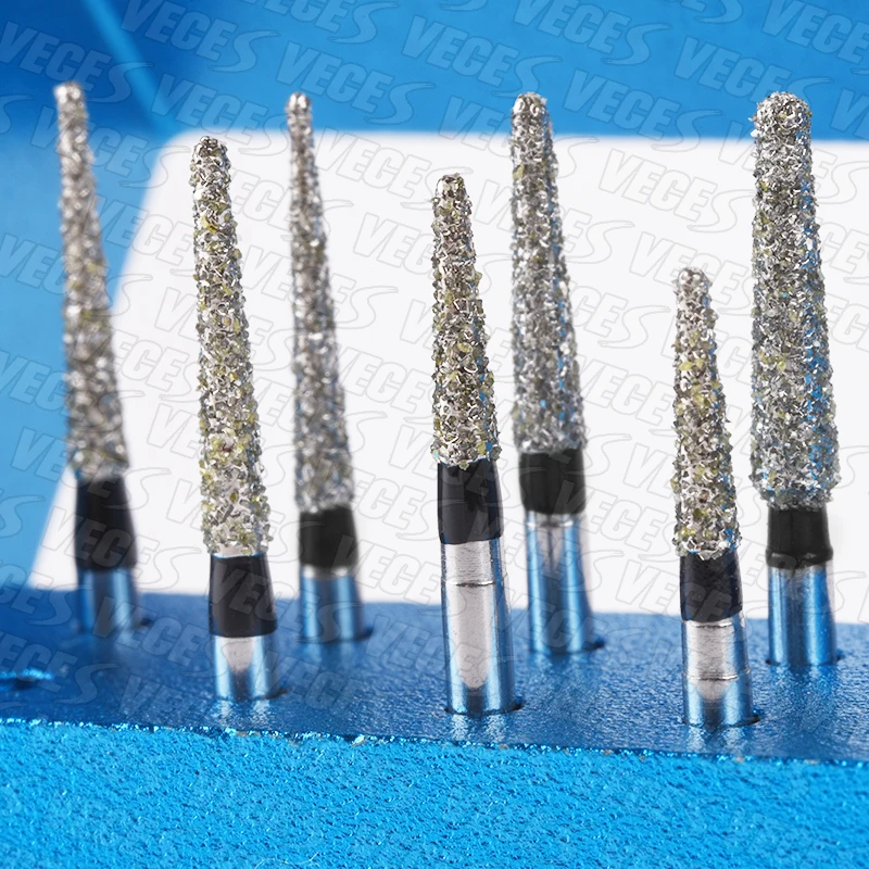 TR Type Extra Coarse Dental Diamond Burs Standard Dentistry Strawberries Drills Dentist Tools FG High Speed Bur 1.6mm 10pcs