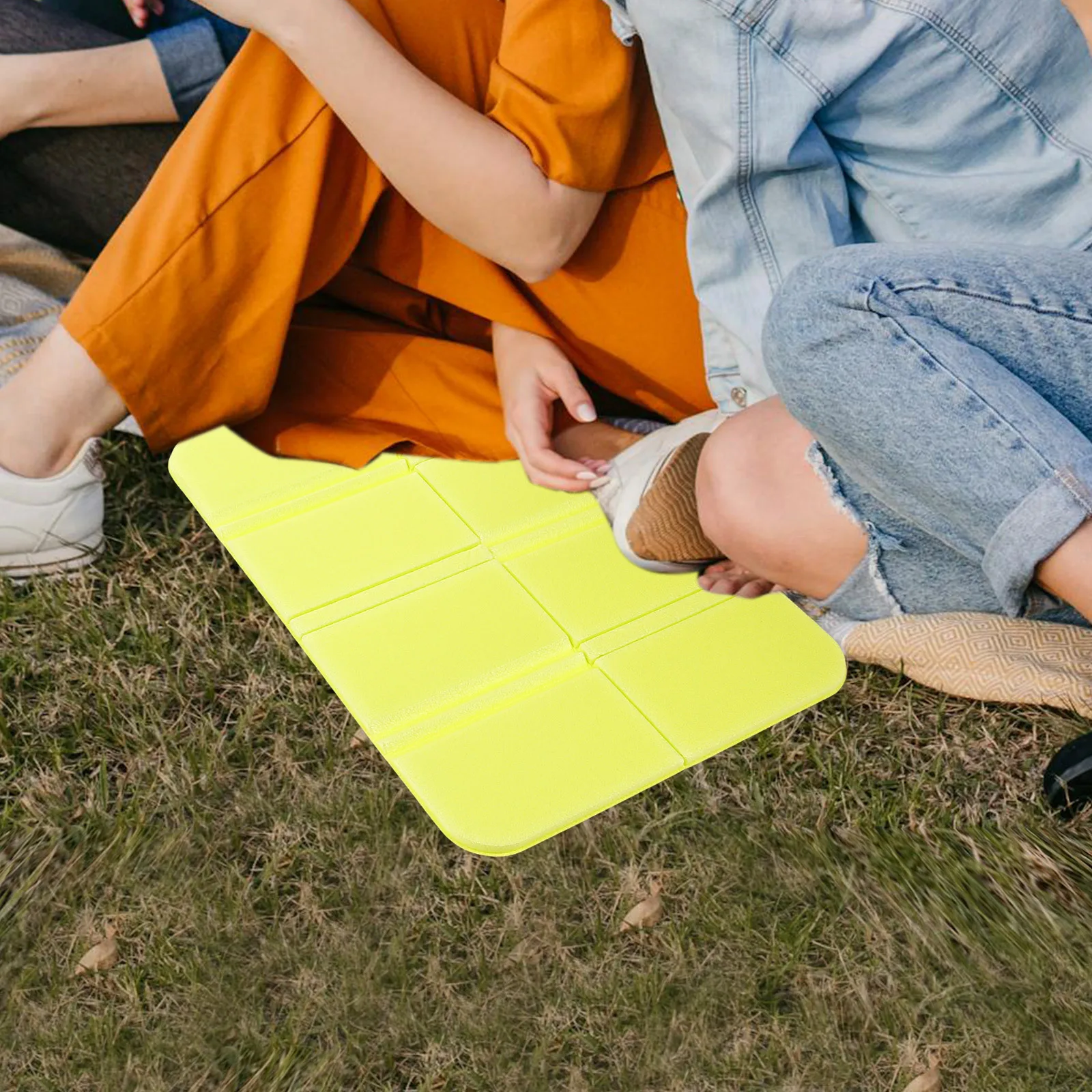 

8Pcs Outdoor Seat Cushion Folding Thick Durable Waterproof Camping Mat Portable Picnic Blanket Ground Pad Hiking Beach
