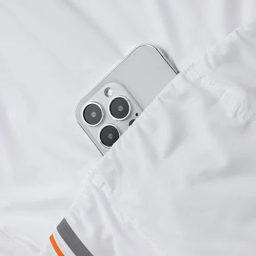 Imagen 2 del producto Santic-Camiseta de ciclismo de verano para hombre, camiseta transpirable de secado rápido con protección UV y cremallera completa, camisetas MTB reflectantes y que absorben la humedad