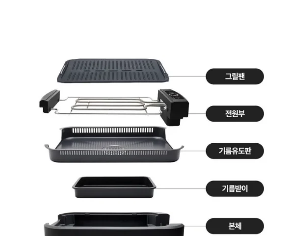 Suitable for equipping multifunctional barbecue pots, smoke-free electric baking pans