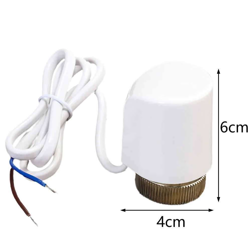 Floor Heating Actuator AC230V M30x1.5mm Normally Open Electric Thermal Valve For Radiator Temperature Control