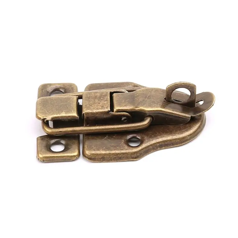 F92C Vintage Lock Antique Metal Buckle Suitcase for Case Toggle Lock Hasp for
