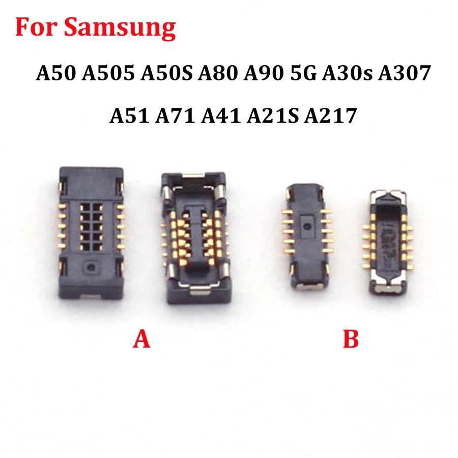 2-10pcs Touch ID Reader FPC Connector For Samsung A50 A505 A50S/A80/A90 5G/A30s A307/A51/A71/A41/A21S A217 Fingerprint Sensor