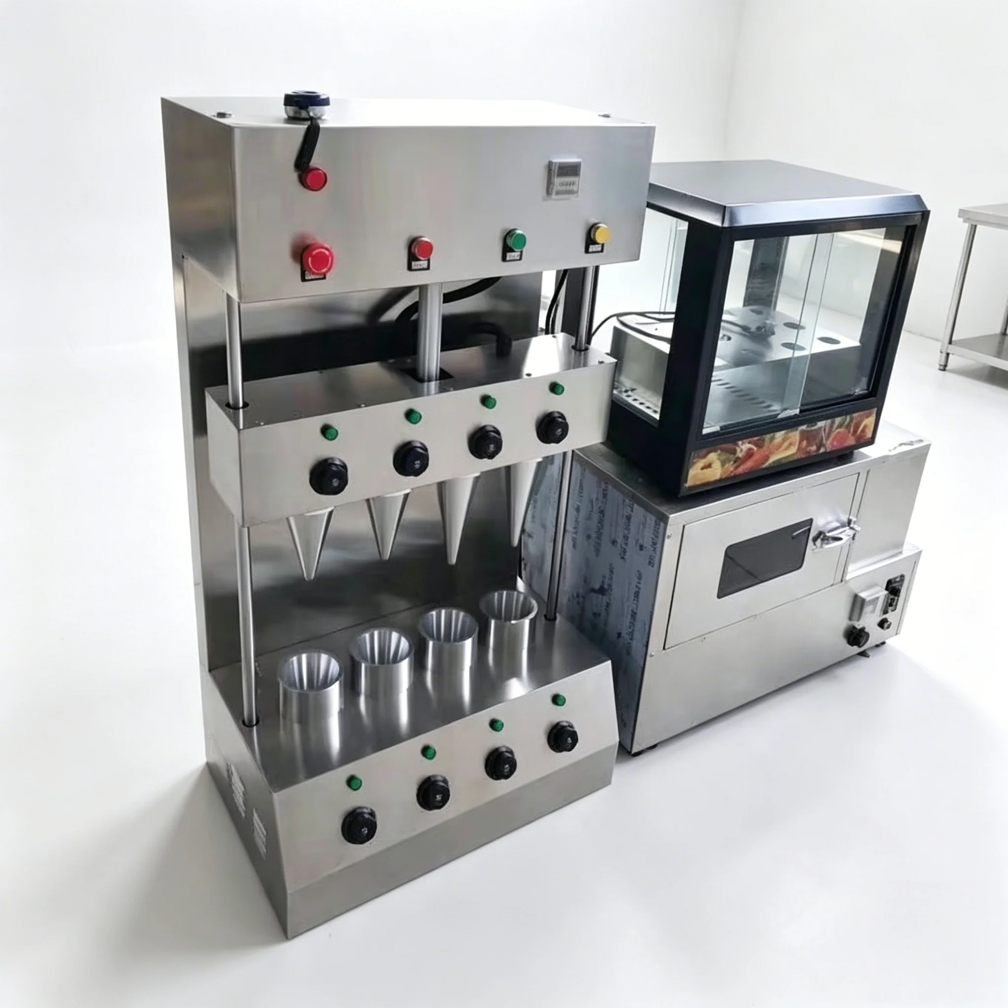 فرن دوار لصنع مخروط البيتزا، آ - مراجعة Commercial Kitchen Baking Oven وسعره