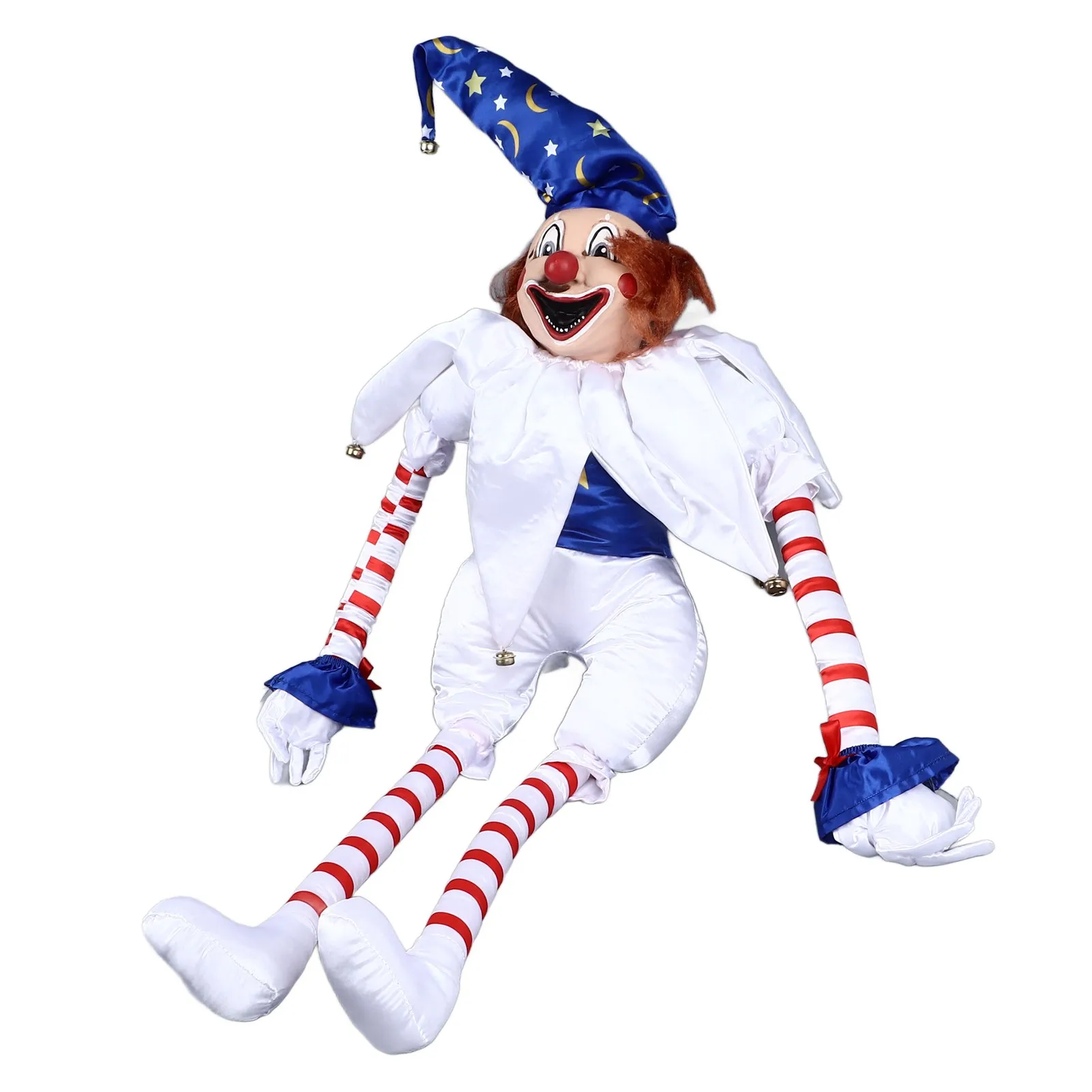 

Clown Doll Ornament Halloween Clown Doll Eerie Clown Doll Decoration Hanging Scary Clown Ornament for Horror Themed Activities