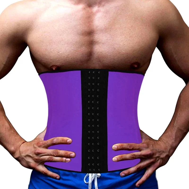 

AfruliA 5XL 6XL Rubber Latex Waist Trainer Body Shaper Men's Sexy Shapewear Abdominal Belt Corset Bustier Fajas Colombian Girdle