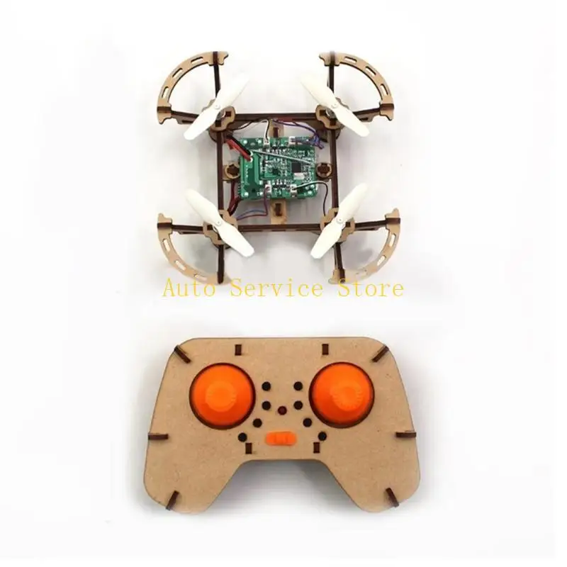 462A Wooden Assembled Building Block Diy Four Aircraft Suitable for Classroom Science and Education for Teachers
