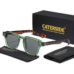 CATERSIDE Classic Square Sunglasses Men Women Core Insert Temple Luxury Brand Sun Glasses Travel Beach Party Festiva Gifts