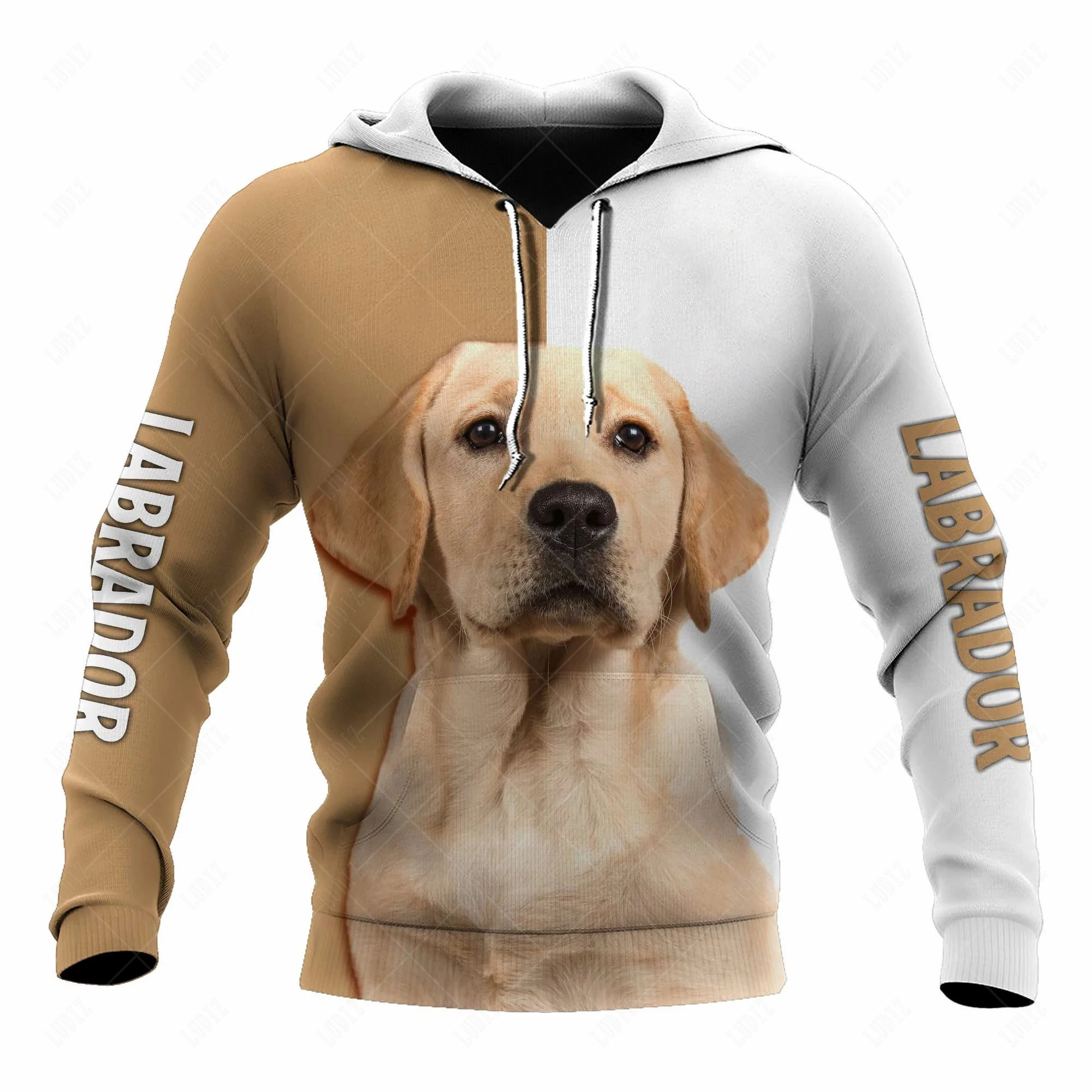 Pet Dog Men's Casual Hoodie Costumes Vintage 3d Print Unisex Tops Autumn Long Sleeve Streetwear Fashion Hoodie For Men Clothing