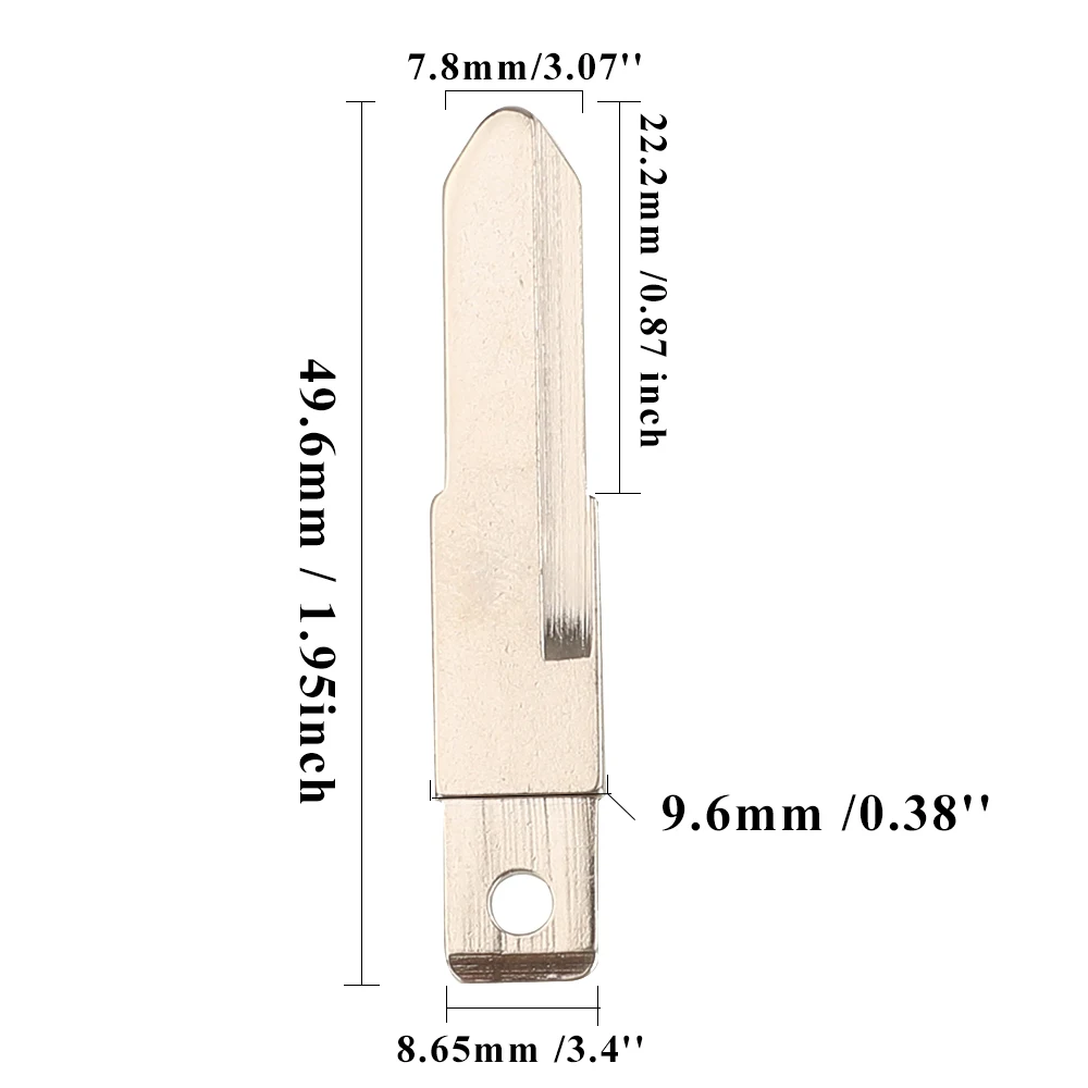 jingyuqin 20pcs VA2 VAC102 Hu136te Ne72 Hu136 Y62 Remote Uncut key Blade For Renault Peugeot Key Blank VA6 Ne73