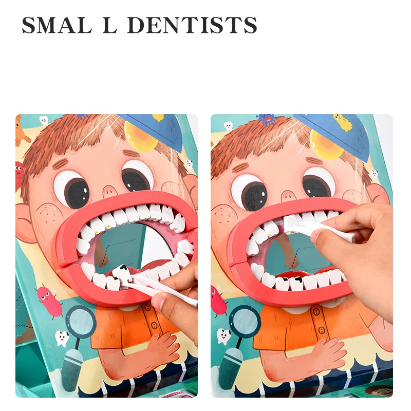 Pretend Play Zahnarzt Set Simulation Stethoskop Medizinische Krankenschwester Spiele Medizinische Spielzeug Für Mädchen Arzt Kits Für Kinder Holz Spielzeug