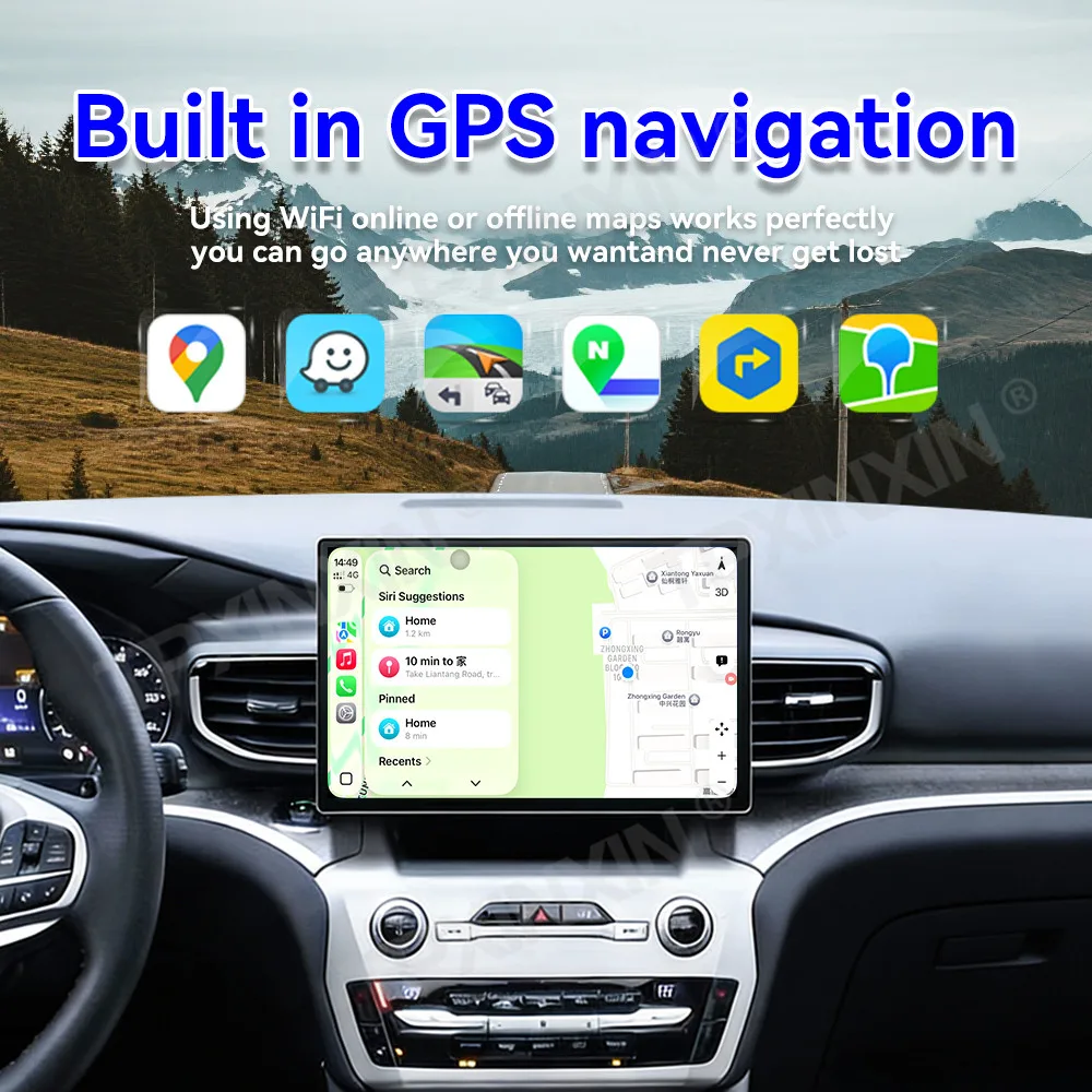 

Android 14.0 Car Radio 13" Screen For Ford Explorer 2021-2025 Stereo Multimedia Player Carplay Auto Navigation GPS Head Unit DSP