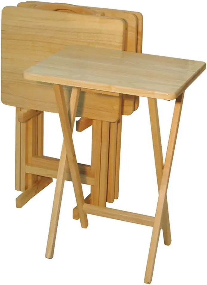 

Table Set, Natural, 14.75 in x 19 in x 25.5 in, 5 Piece