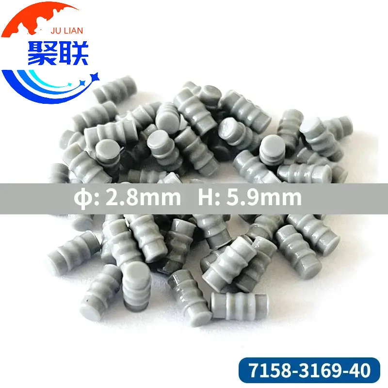 50pcs-10000pcs 7158-3169-40 Outer Diameter 2.8mm Auto Dummy Seal  Plug Φ 2.8mm Blind Seal For Auto Connector