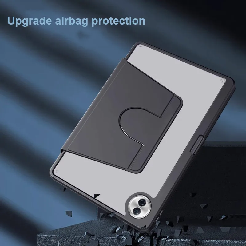 360 ° حافظة أكريليك دوران لهاتف سامسونج جالاكسي تاب S11 5G 11 بوصة SM-X736B 2025 S10 Lite S10FE 10.9 A9 Plus S9 S8 S7 مع فتحة قلم