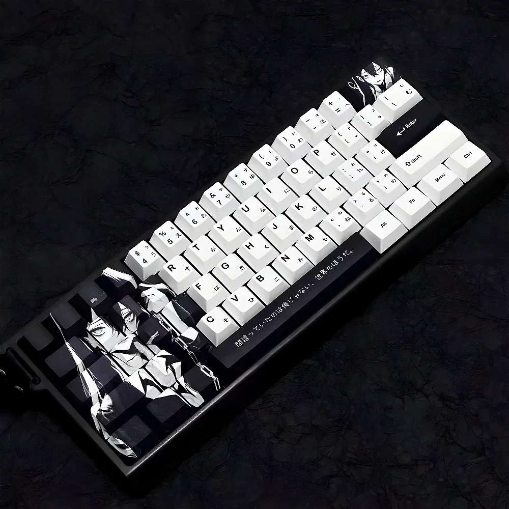 Japanese Key Cap Personality Anime Character Cherry PBT 136 Key for 66/68/86/96/98/104 Mechanical Keyboard