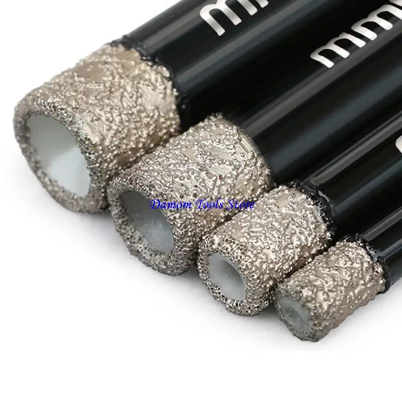 57BE Quality Diamonds Brazed Dry Drilling Bit 5/6/8/10/12/14/16mm Bit Round Shank