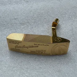 NDORPHIN HAND MADE Inno V#01 carbon steel CNC golf putter head with JAPAN PATENT 24K GOLD PLATE