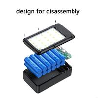 Battery DIY Shell Housing Power Case for 12x18650 Batteries Outer Case Holder 45BA