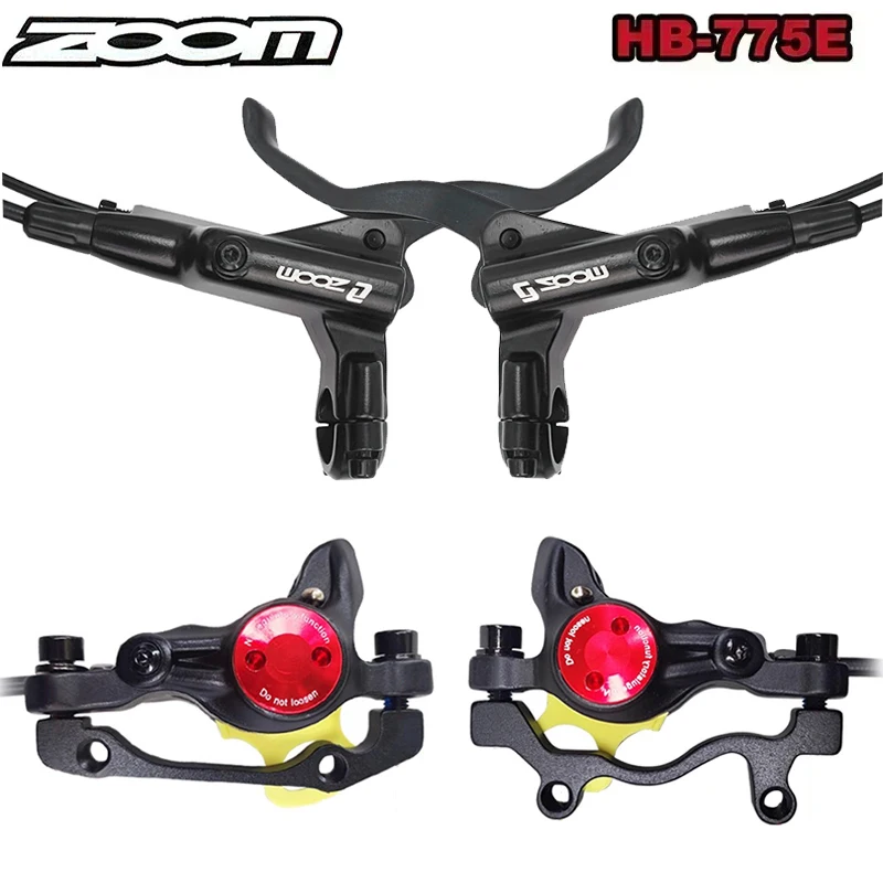 

ZOOM Mountain Bike Hydraulic Brake Disc Power Off Oil Pressure Brakes Front Rear Electric Bicycle Hydraulic Brake Split Oil Pipe
