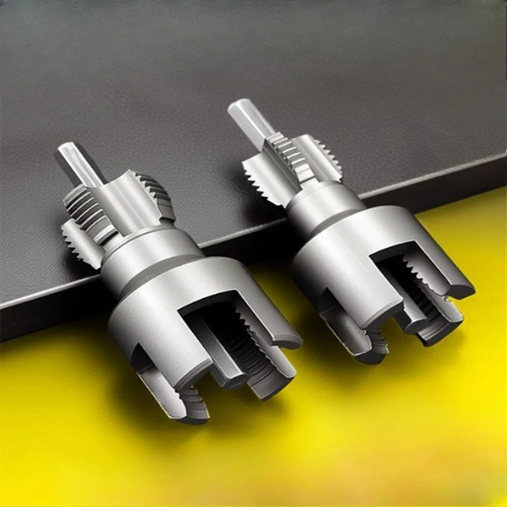 Integrated Internal and External Pipe Opener, Internal and External Pipe Threading Device, 4-point and 6-branch Pipe Tool