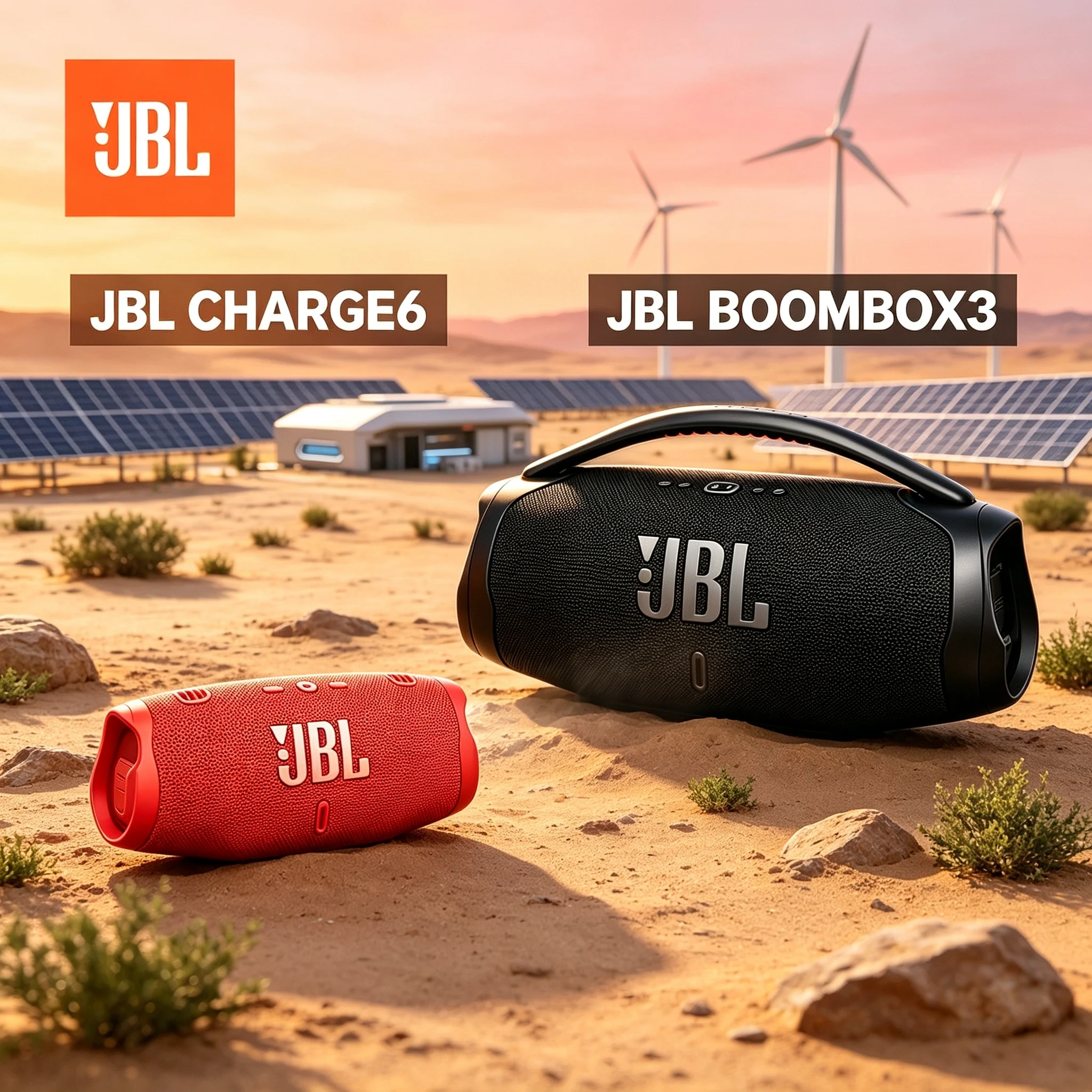JBL CHARGE6 & JBL BOOMBOX3 Portable Bluetooth Speaker Auracast Long Playtime Travel Waterproof Outdoor Stereo Speaker