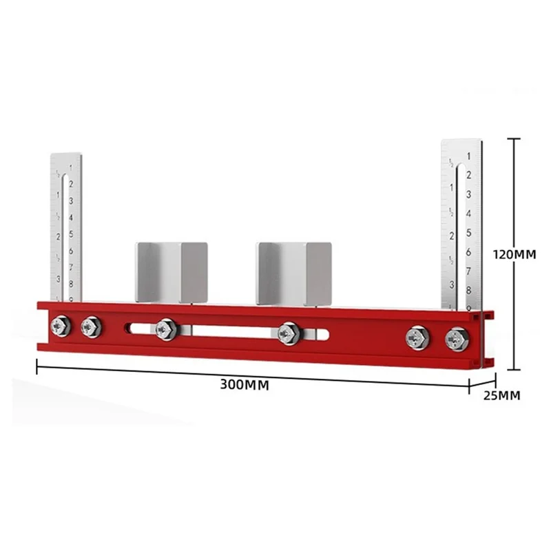 Y51A-Punching Positioning Ruler For Wardrobe Boom Installation Carpentry Drilling Locator Suspension Rod Install Tools