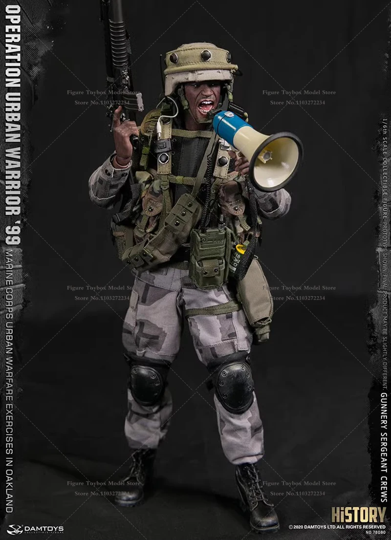 DAMTOYS DAM78080 1/6 Chief Cruz of the Marine Corps Movable Man Action Figure Military Mini Soldier Model 12