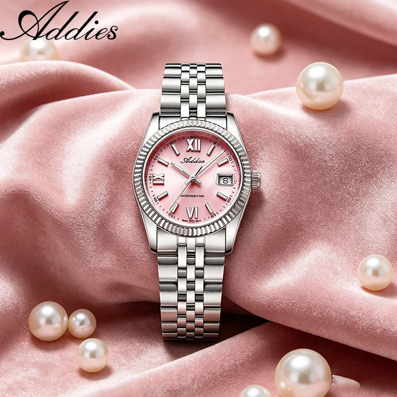 

Addies New Luxury Ladies Watch Elegant Fashion 316L Stainless Steel BGW9 Super Luminous 585 Quartz Movement Waterproof Watches