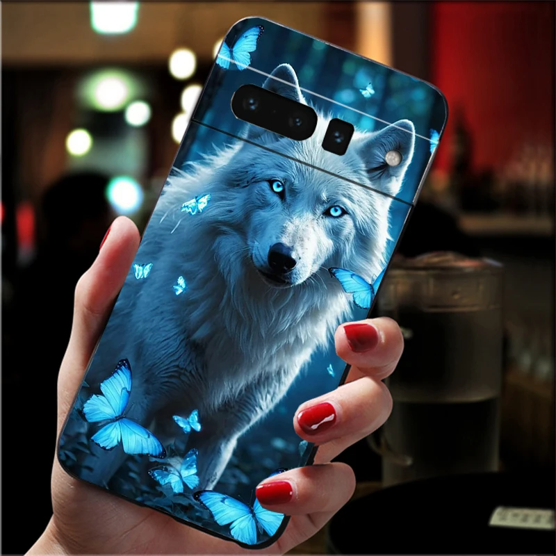 

Phone Case For Google Pixel 10 9 Pro XL 9A 8 7 6 Pro Pixel 8A 7A 6A Pixel 8 7 6 5 Animal Wolf