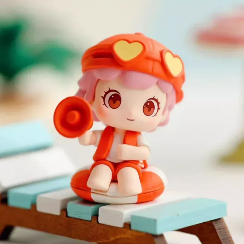 

Momo Holiday Life Series Mystery Box Anime Original Figure Collection Model Desktop Ornaments Doll Toys