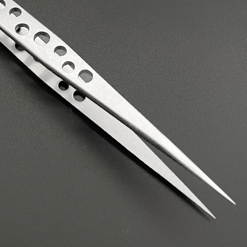 Gerade Spitze Präzision Edelstahl Pinzette Handy Reparatur Hand Werkzeug Dropship